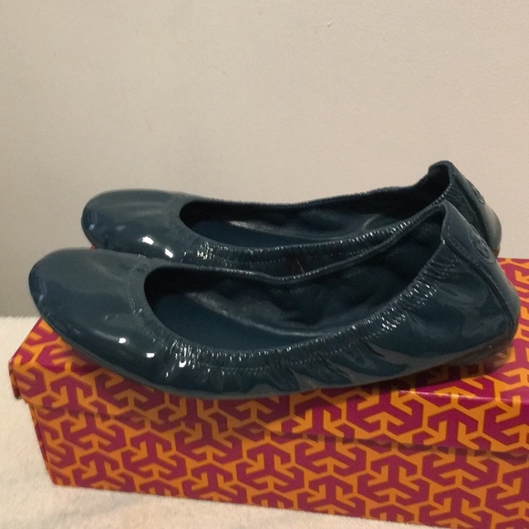 Teal flat Tory Burch - Picture 3 of 7